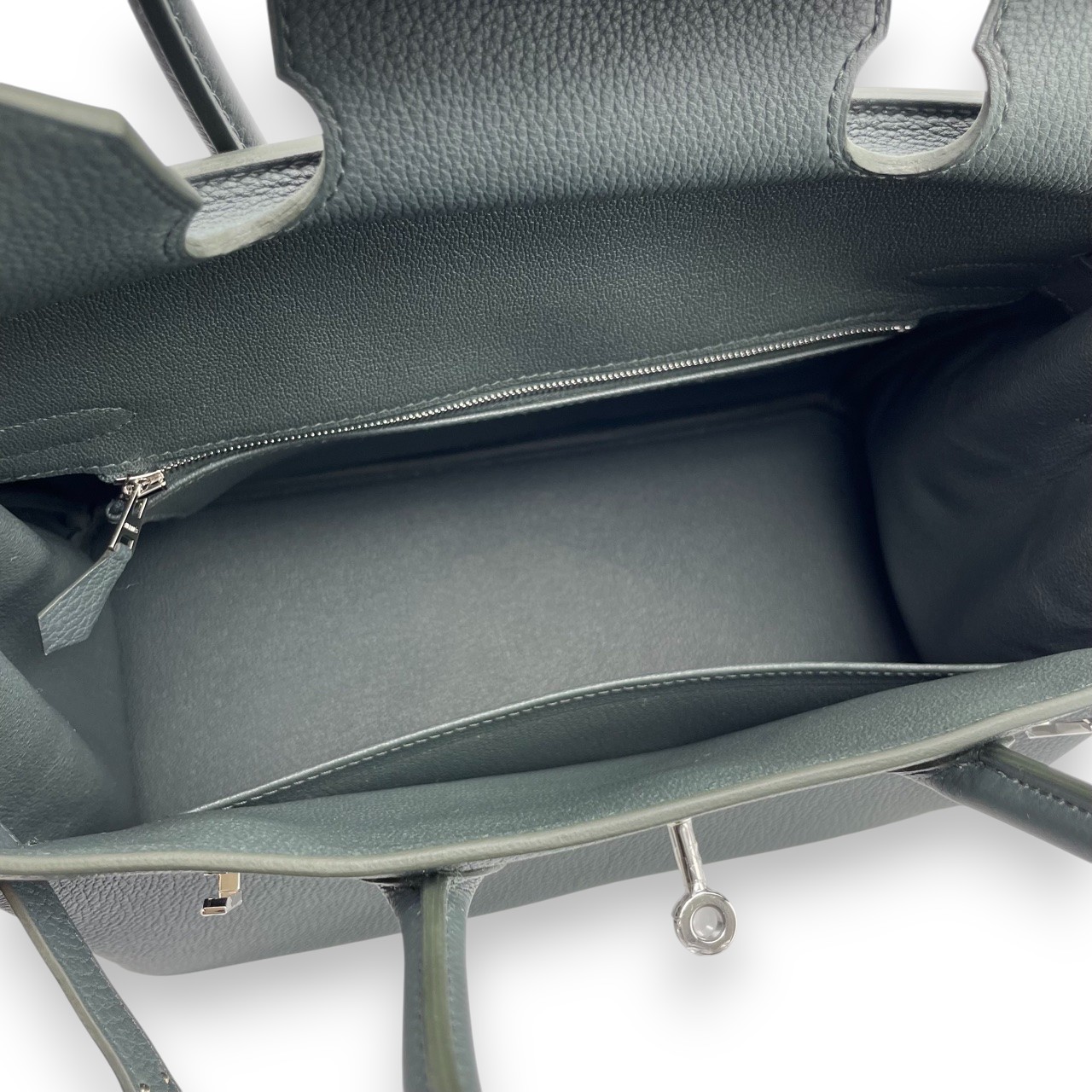 エルメス バーキン 30 ヴェールマングローブ トゴ シルバー金具 K刻印