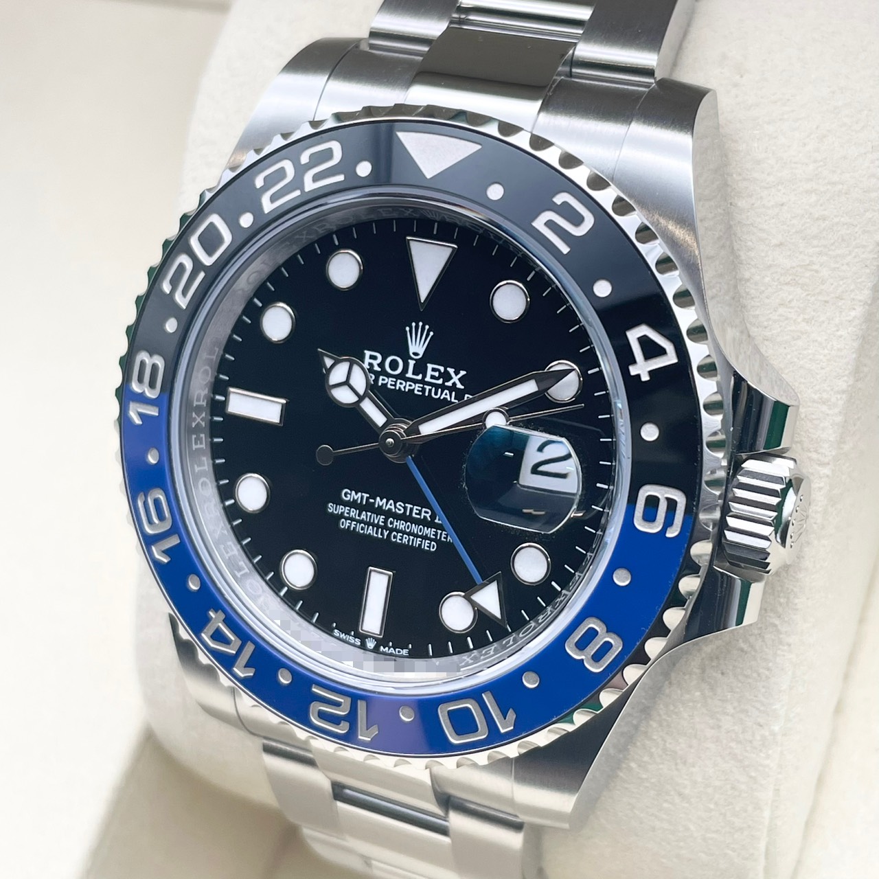 ロレックス GMTマスターII 126710BLNR バットマン オイスターブレス ブラック 40mm