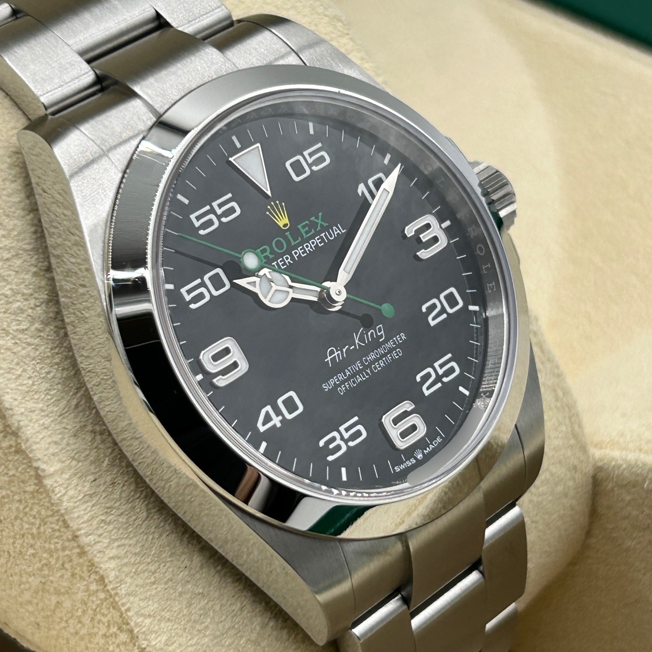 ロレックス エアキング 126900 ブラック 40mm ステンレス オイスター