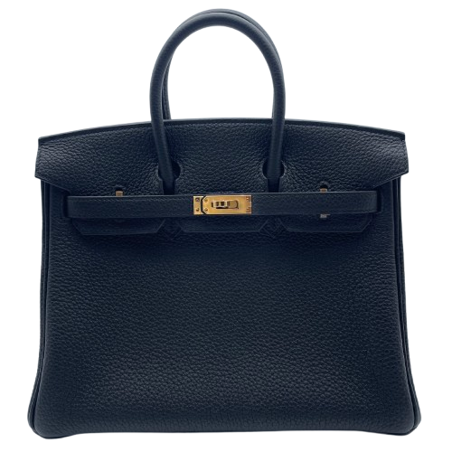 【現金特価】エルメス バーキン25 ノワール トゴ ゴールド金具 W刻印