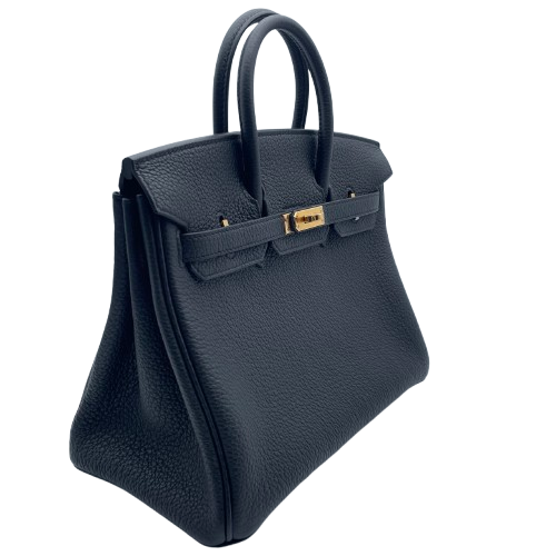 【現金特価】エルメス バーキン25 ノワール トゴ ゴールド金具 W刻印