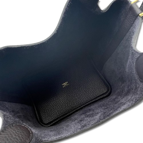 エルメス ピコタンロック PM プリュノワール トリヨンクレマンス ゴールド金具 W刻印