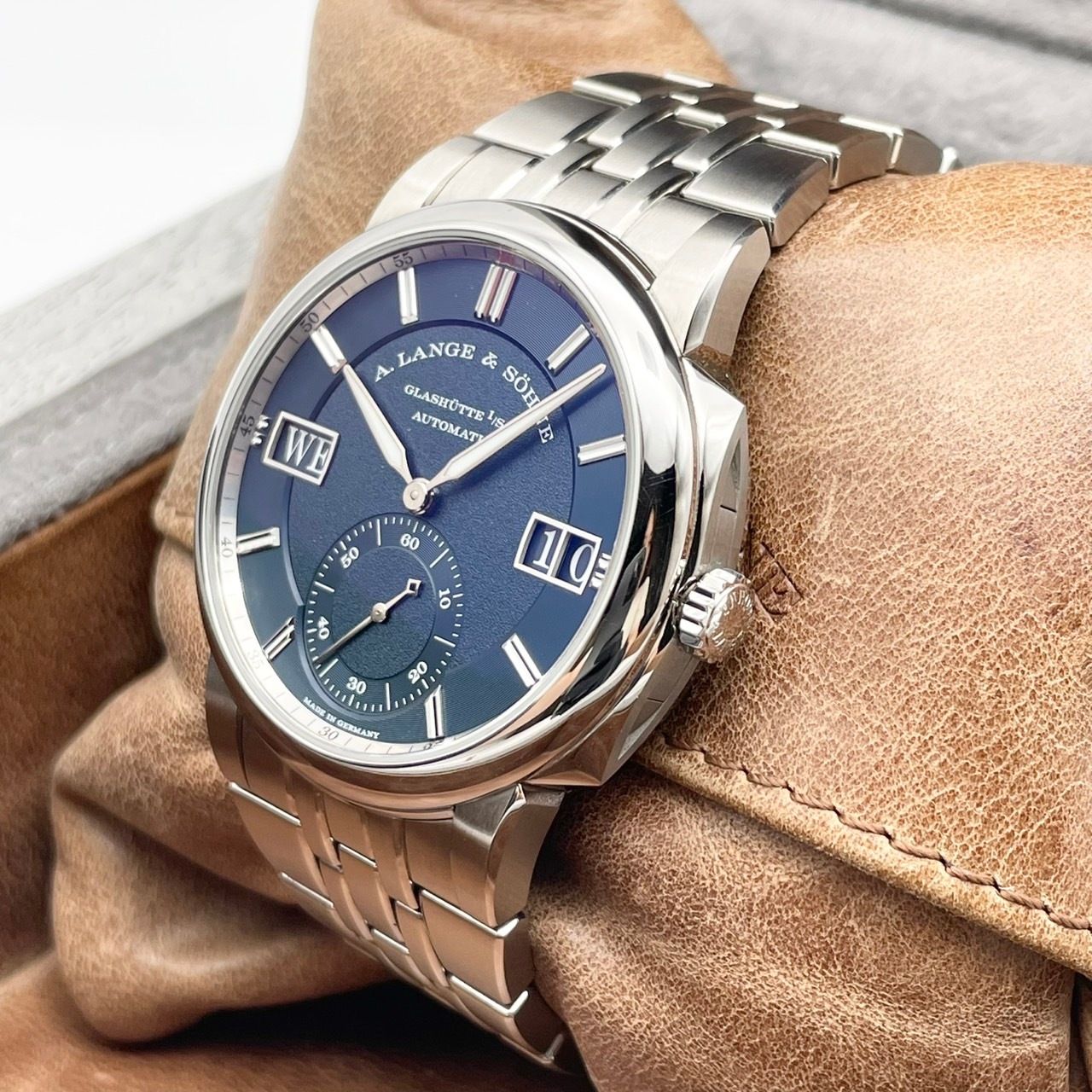 A.ランゲ＆ゾーネ オデュッセウス 363.179 ダークブルー ステンレススチール 40.5mm