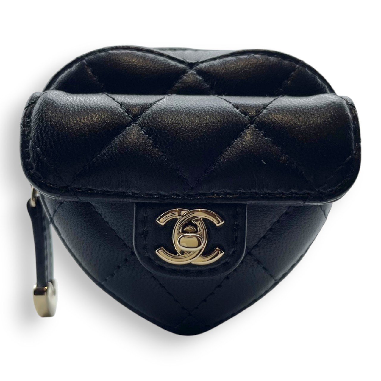 希少品 CHANEL シャネル マトラッセ ラムスキン 二つ折り ハートチャーム 楽天市場】【中古】CHANEL シャネル マトラッセ ハートココ
