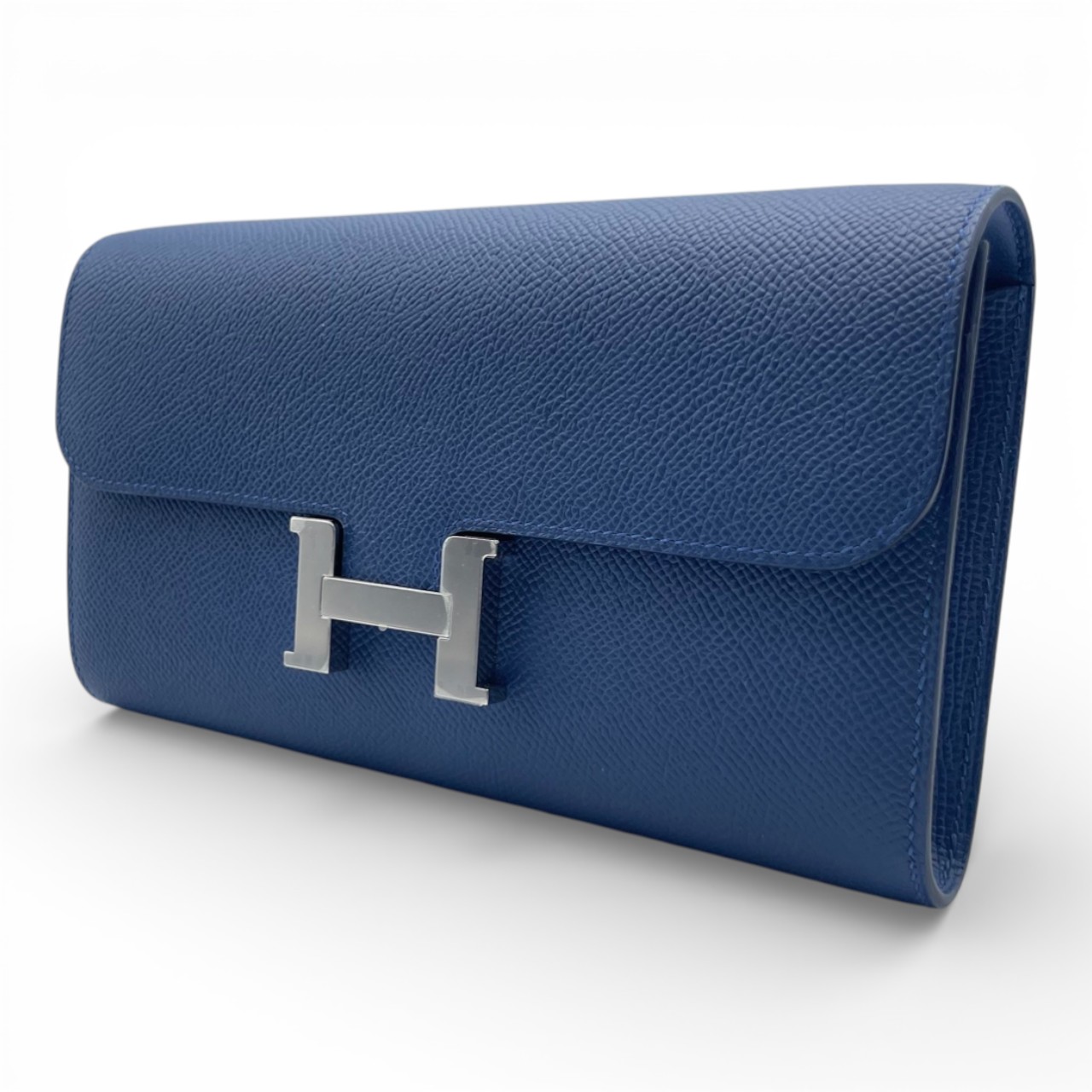 エルメス コンスタンストゥーゴー ブルータイ エプソン シルバー金具 K刻印