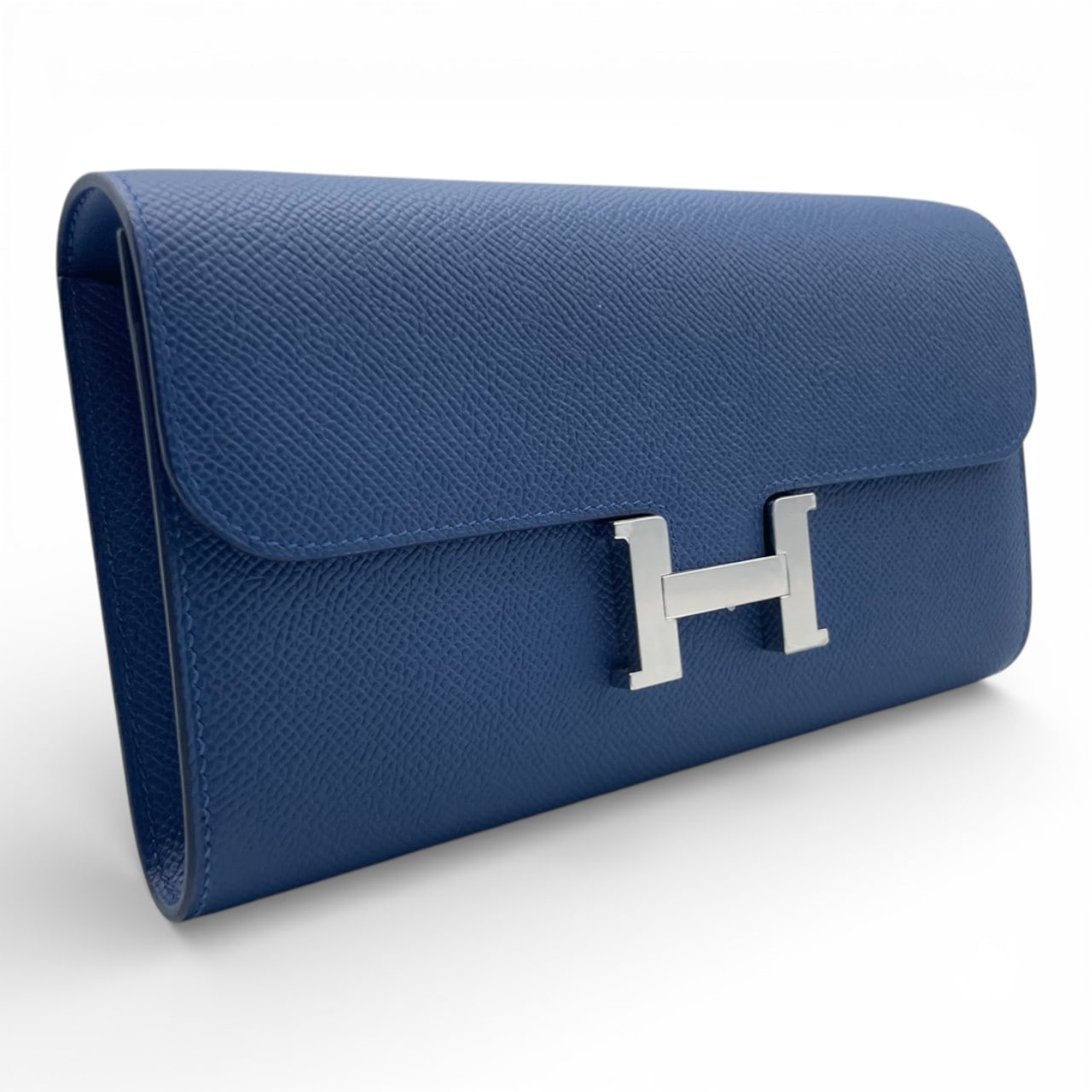 エルメス コンスタンストゥーゴー ブルータイ エプソン シルバー金具 K刻印