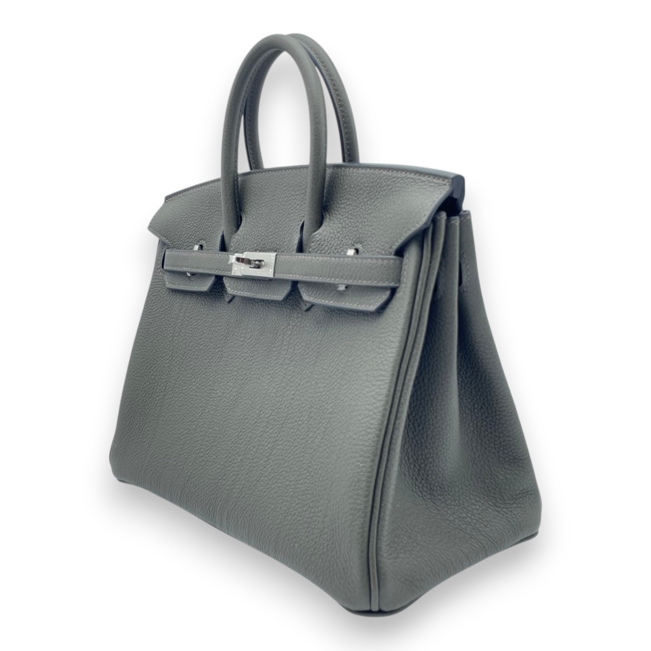 エルメス バーキン 25 ヴェールグリス トゴ シルバー金具 K刻印