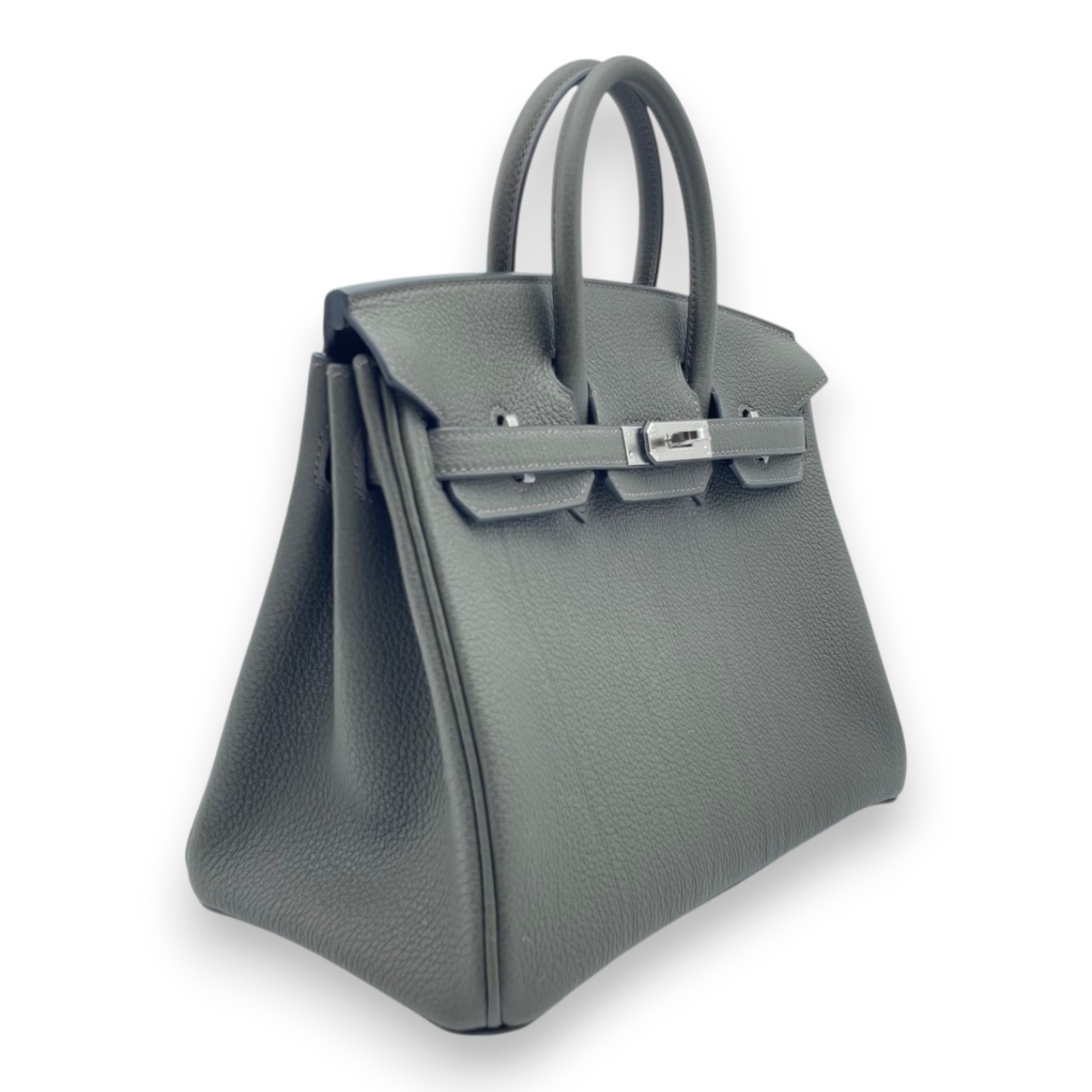 エルメス バーキン 25 ヴェールグリス トゴ シルバー金具 K刻印