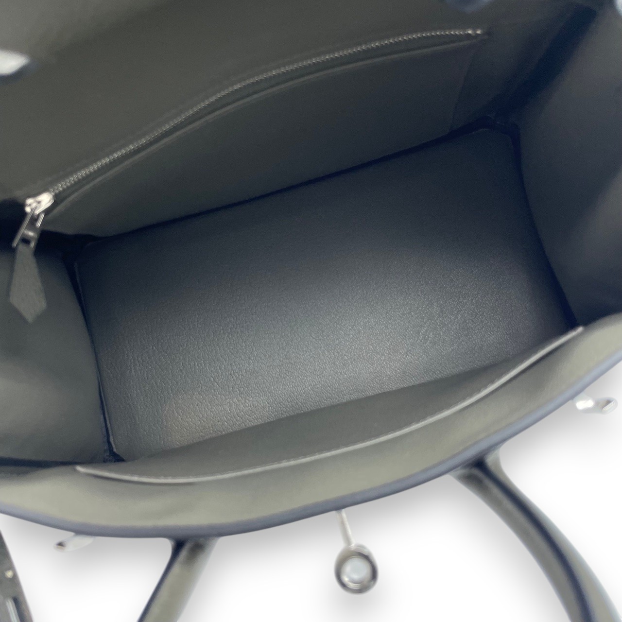 エルメス バーキン 25 ヴェールグリス トゴ シルバー金具 K刻印