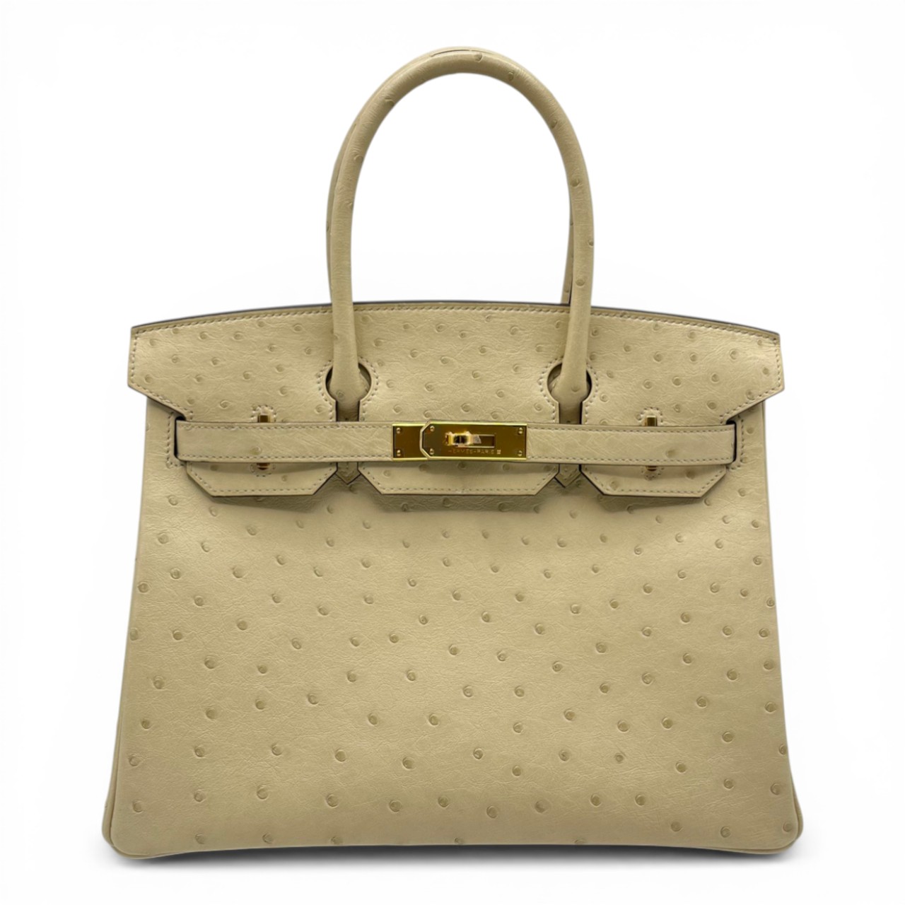 エルメス バーキン 30 パーシュマン オーストリッチ ゴールド金具 K刻印