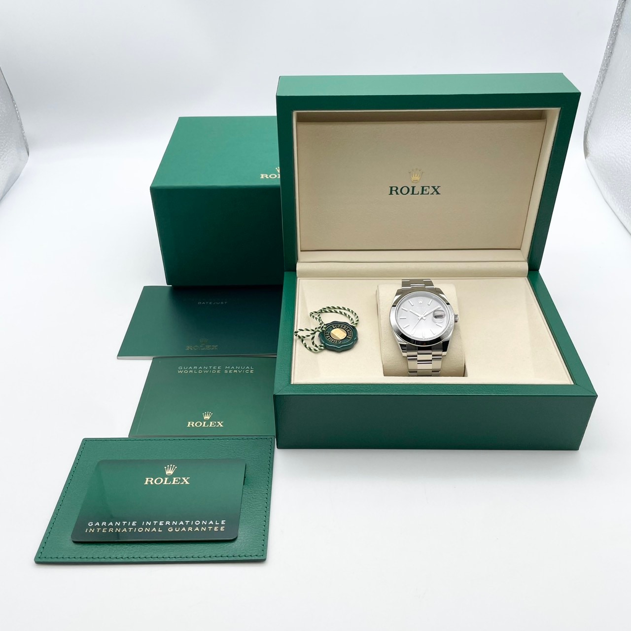 ロレックス デイトジャスト 126300 オイスターブレスレット スレート 41mm