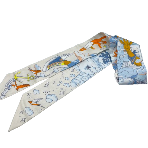 エルメス ツイリー スュール・アン・ニュアージュ シルクツイル