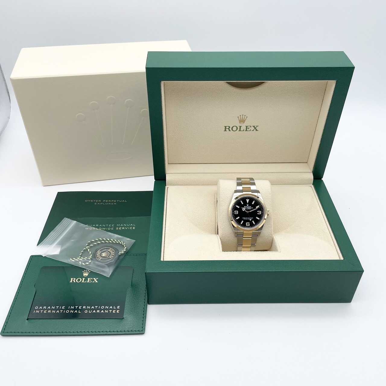 ロレックス エクスプローラーI 124273 ブラック 36mm - ブランド品専門