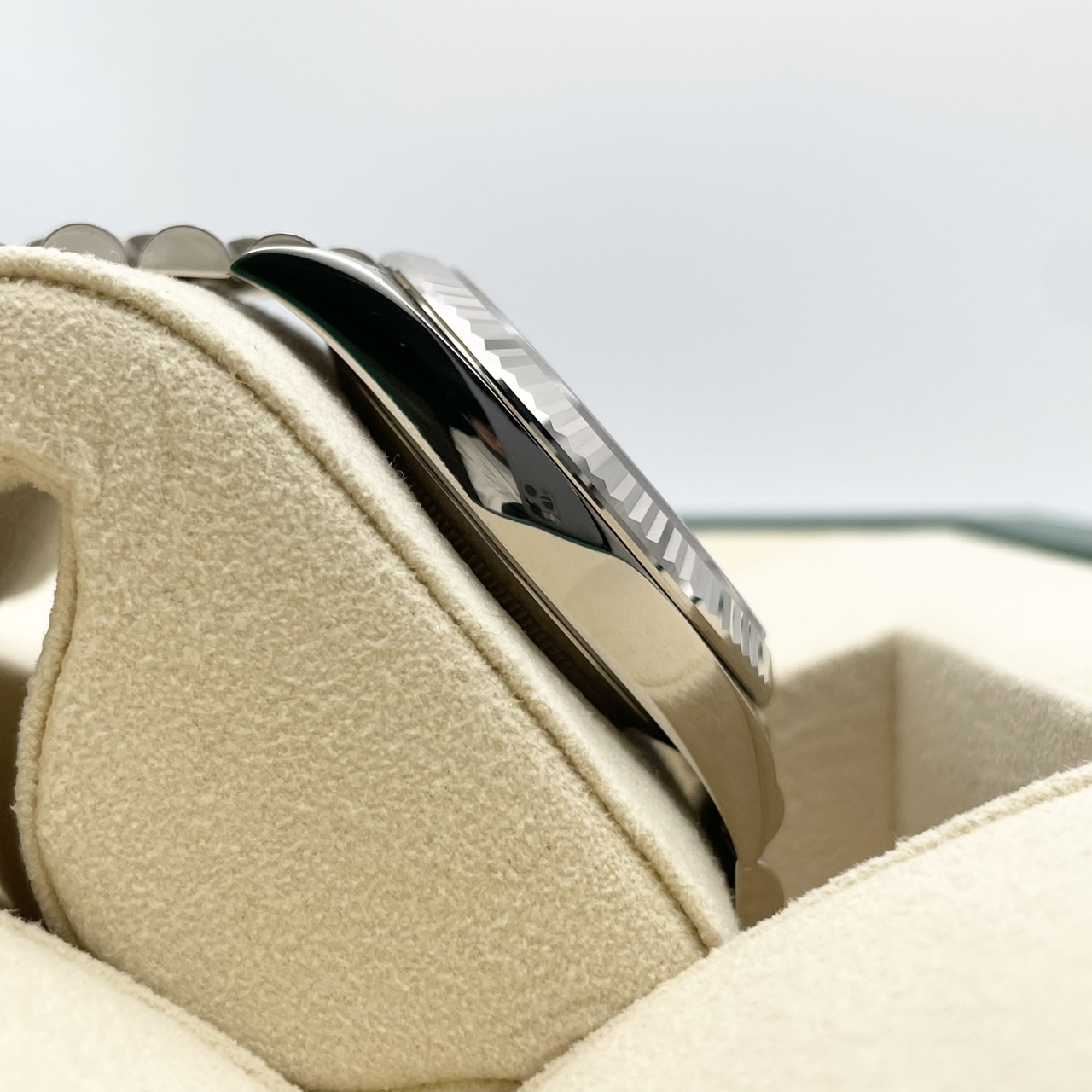 ロレックス デイデイト 228239 ブルーローマン ホワイトゴールド 40mm