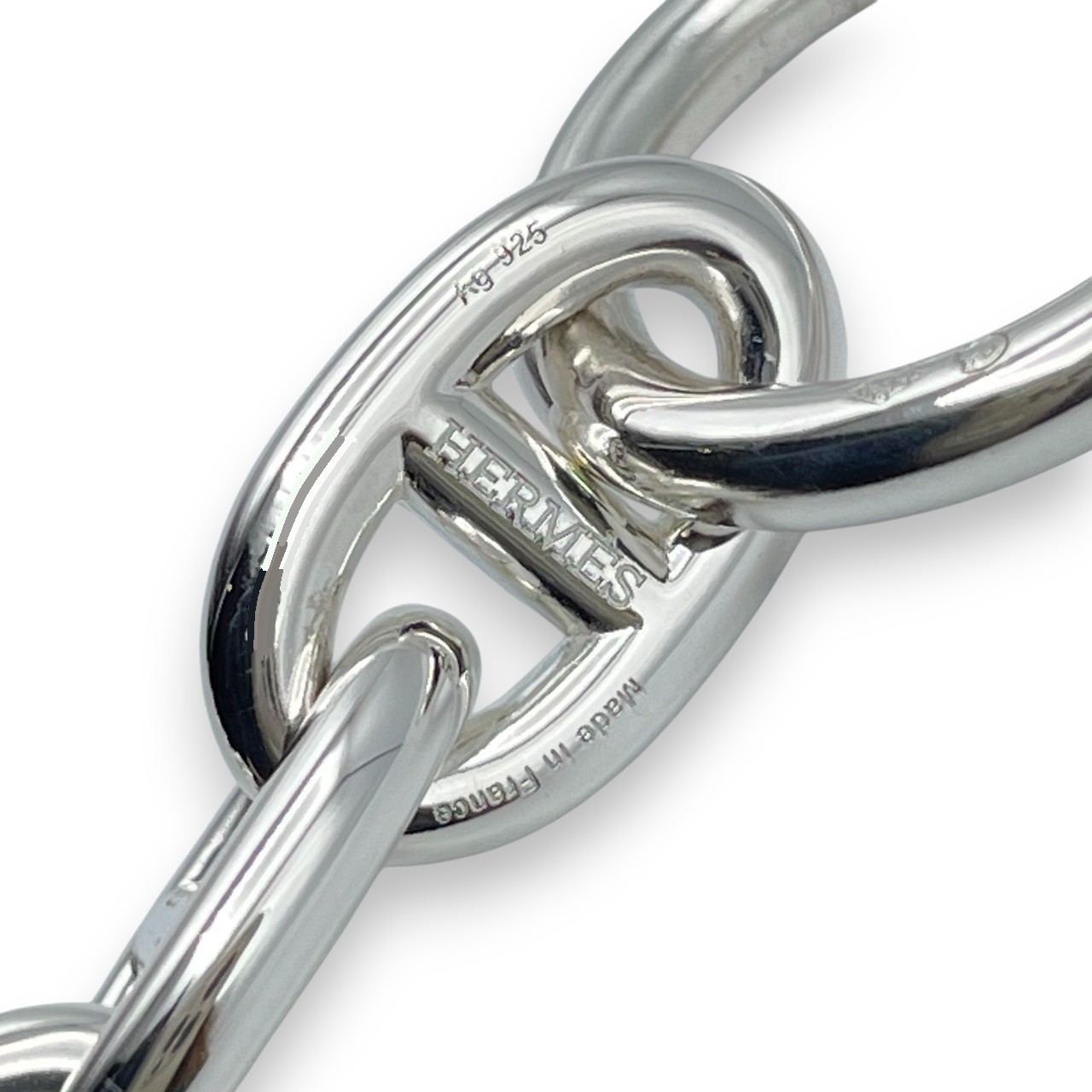 エルメス シェーヌ・ダンクル ブレスレット MM シルバー925 14コマ