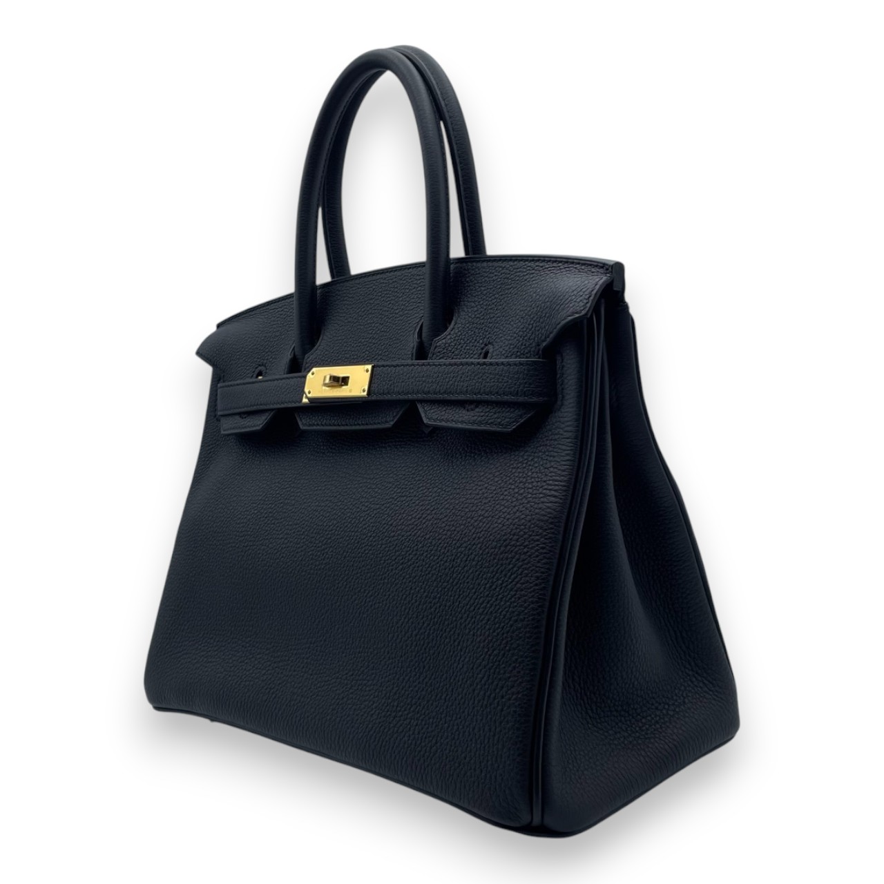 エルメス バーキン 30 ノワール トゴ ゴールド金具 W刻印