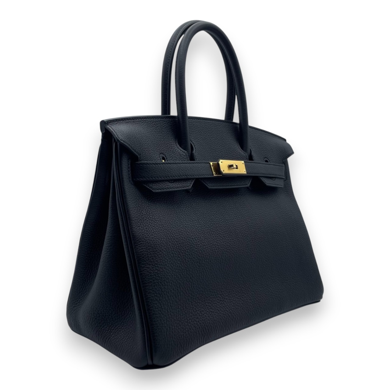 エルメス バーキン 30 ノワール トゴ ゴールド金具 W刻印