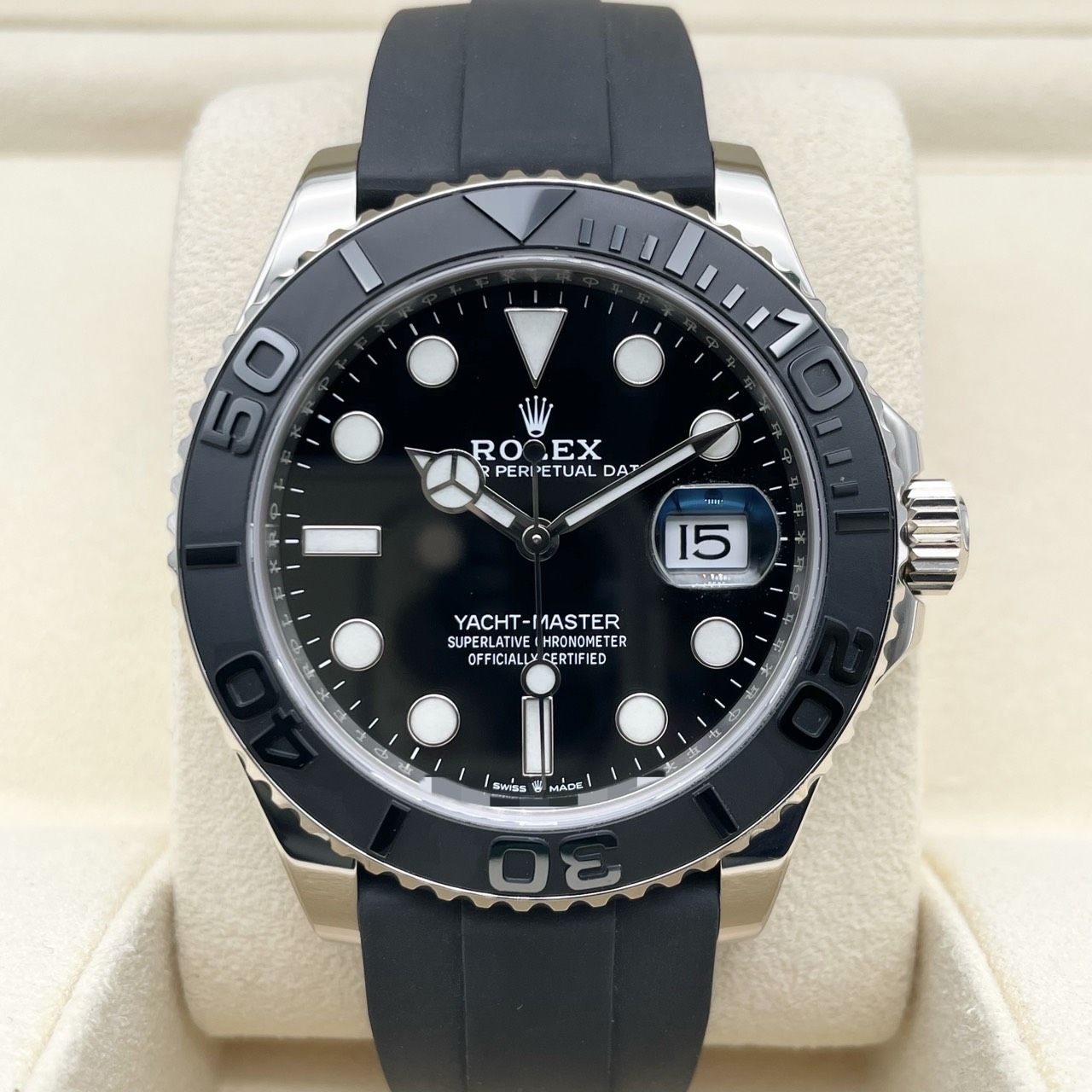 ロレックス ヨットマスター 226659 ブラック ホワイトゴールド 42mm