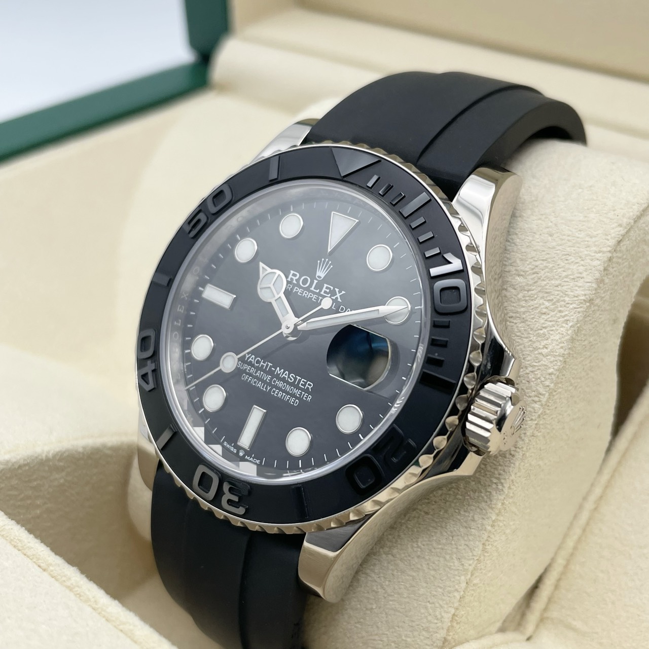 ロレックス ヨットマスター 226659 ブラック ホワイトゴールド 42mm