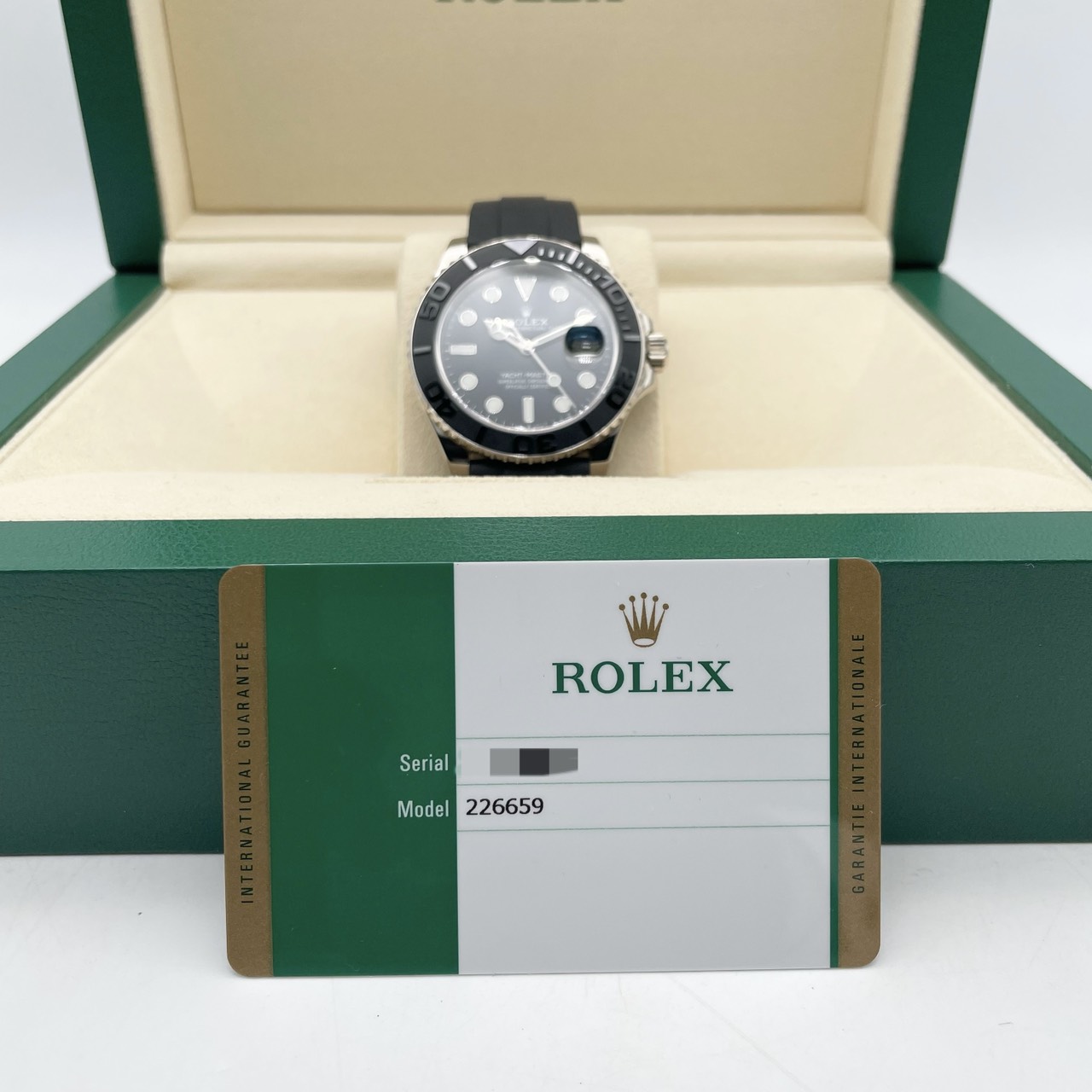 ロレックス ヨットマスター 226659 ブラック ホワイトゴールド 42mm