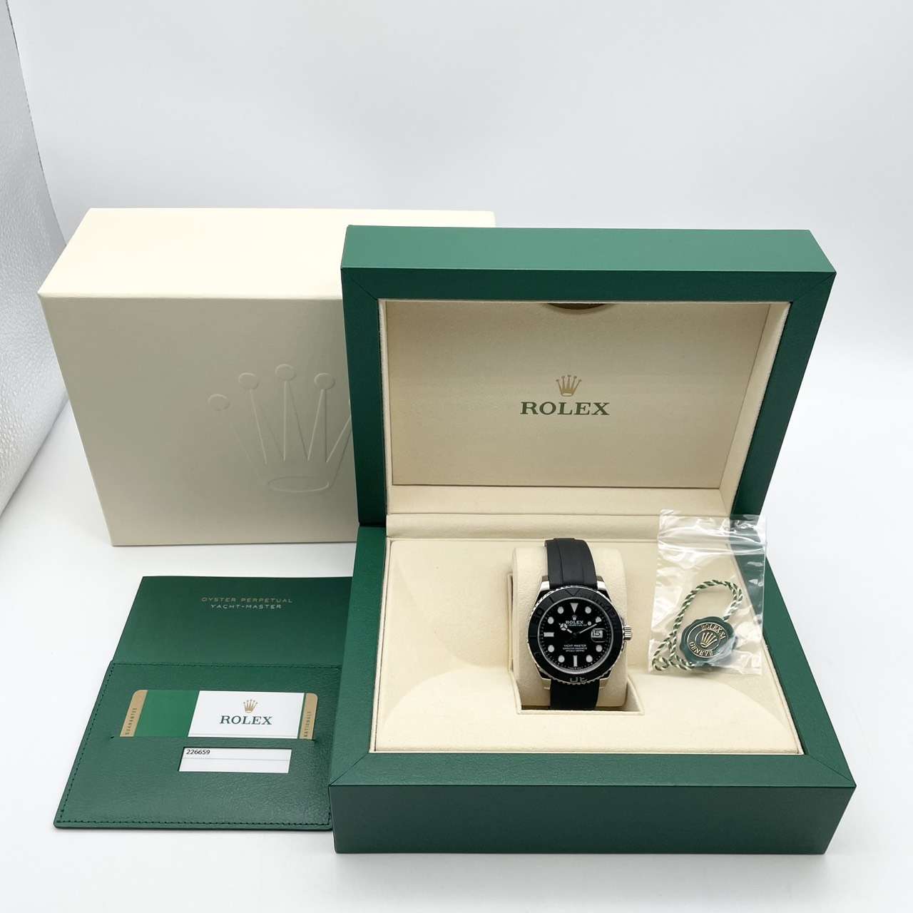 ロレックス ヨットマスター 226659 ブラック ホワイトゴールド 42mm