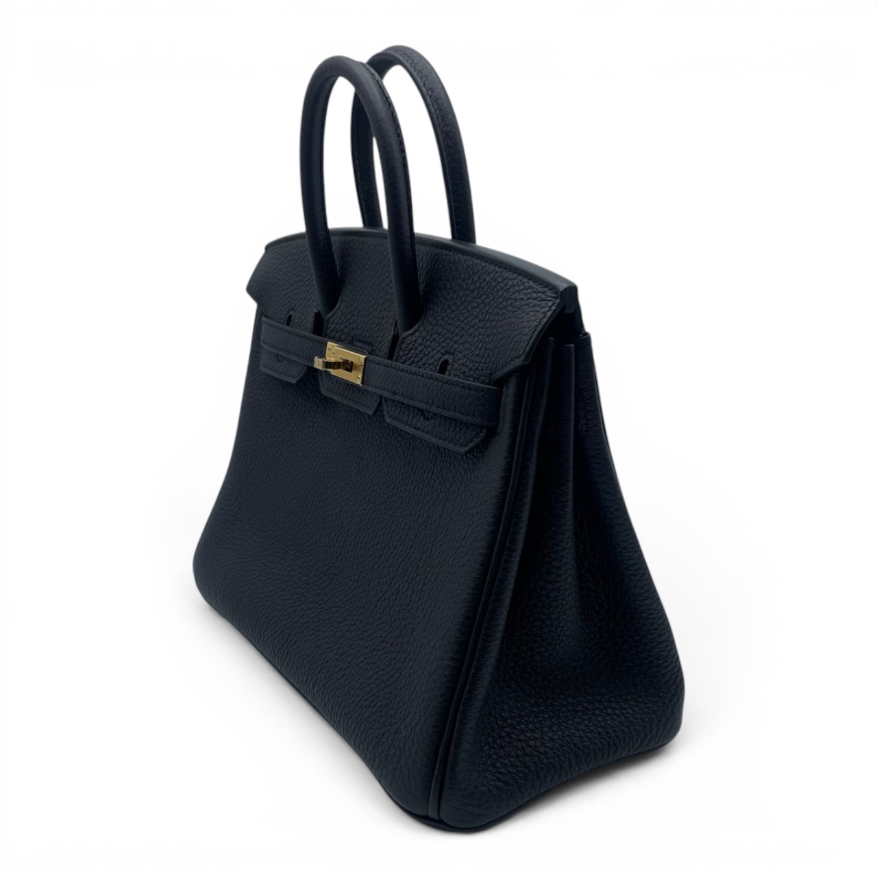 エルメス バーキン 25 ノワール トゴ ゴールド金具 W刻印