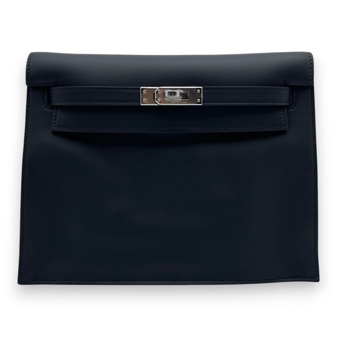 現金特価】エルメス ケリーダンス 22 ノワール スイフト シルバー金具