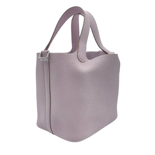 エルメス ピコタンロック PM モーヴペール トリヨンクレマンス シルバー金具 W刻印