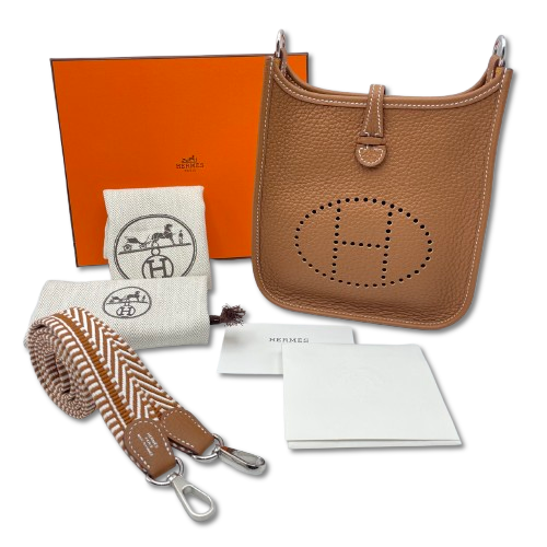 【新品未使用】【最新K刻印】HERMES ミニエヴリン アマゾーヌ TPM 16 エルメス ミニエヴリン アマゾーヌ TPM ゴールド トリヨン