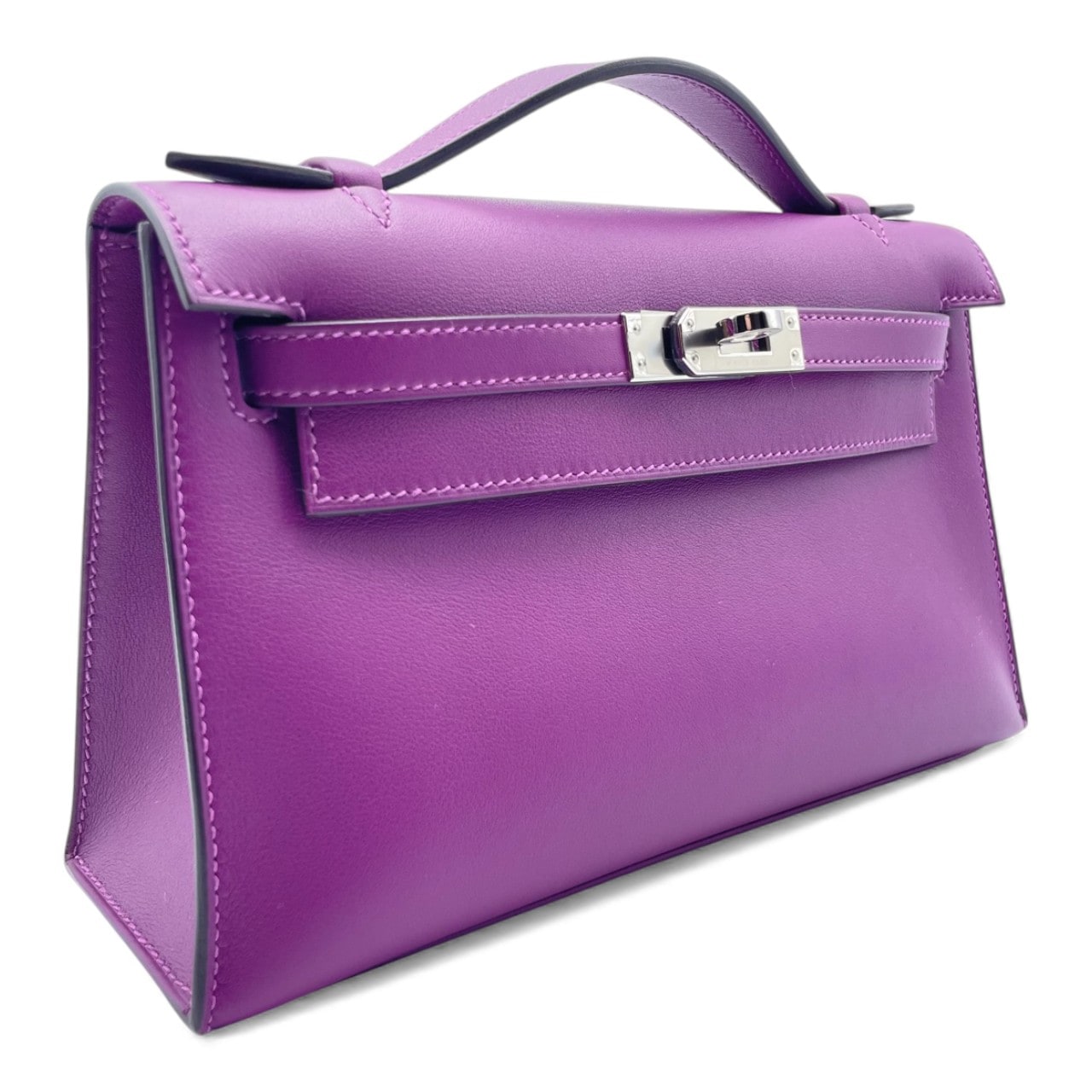 エルメス ポシェットケリー 22 アネモネ スイフト シルバー金具 Z刻印