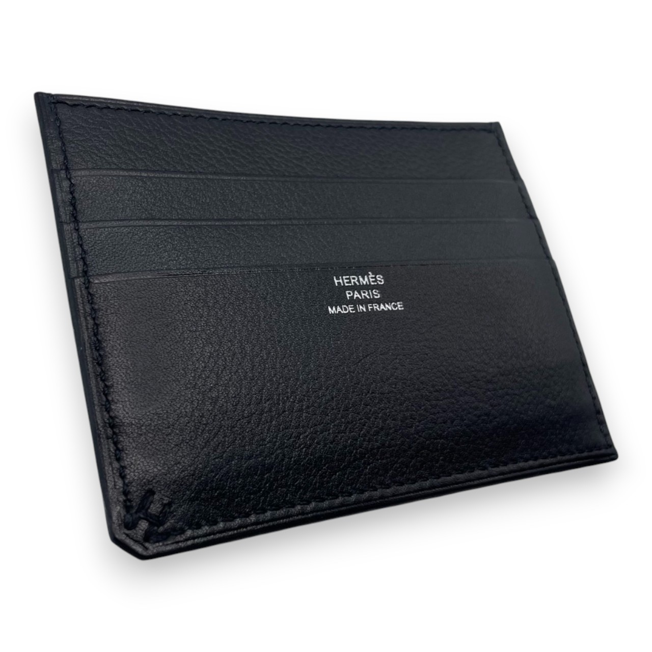 エルメス カードケース Hセリエ ノワール エヴァーグレイン W刻印