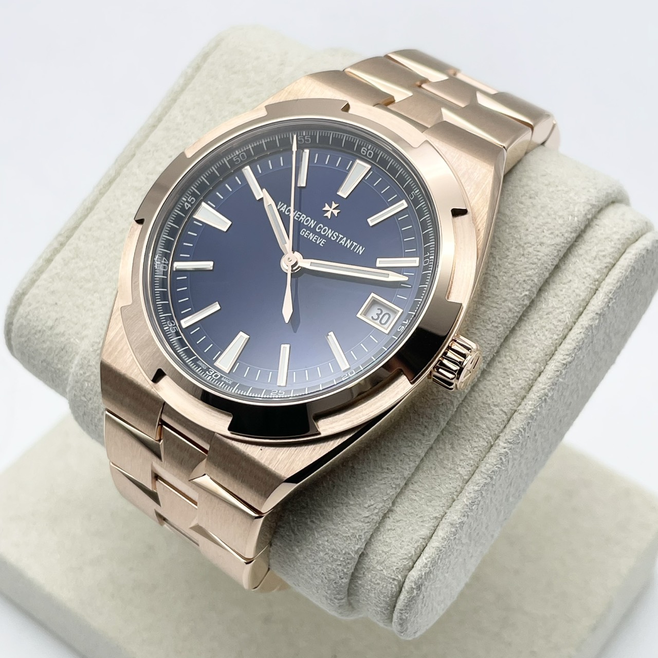 ヴァシュロンコンスタンタン オーヴァーシーズ 4520V/210R-B705 ブルー ピンクゴールド 41mm