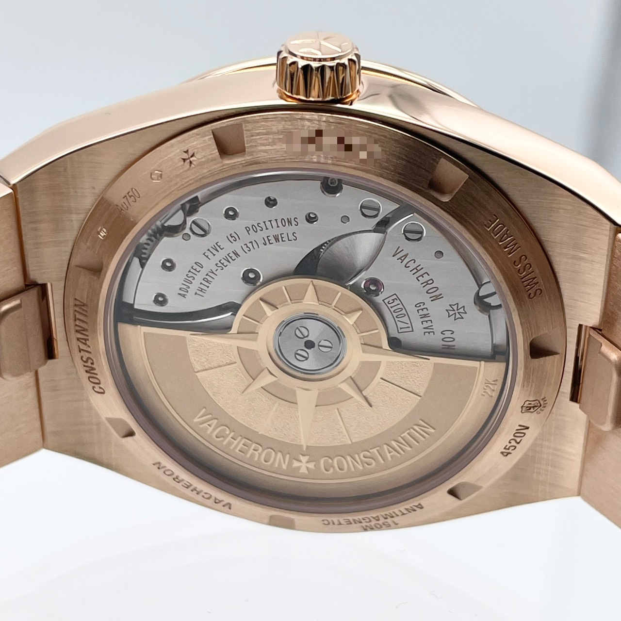 ヴァシュロンコンスタンタン オーヴァーシーズ 4520V/210R-B705 ブルー ピンクゴールド 41mm