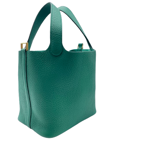 【現金特価】エルメス ピコタンロック PM ヴェールヴェルティゴ トリヨンクレマンス  ゴールド金具 W刻印