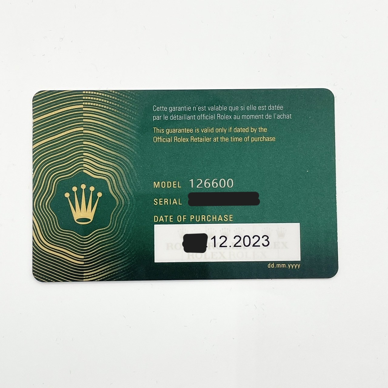 ロレックス シードゥエラー 126600 オイスターブレスレット ブラック 43mm