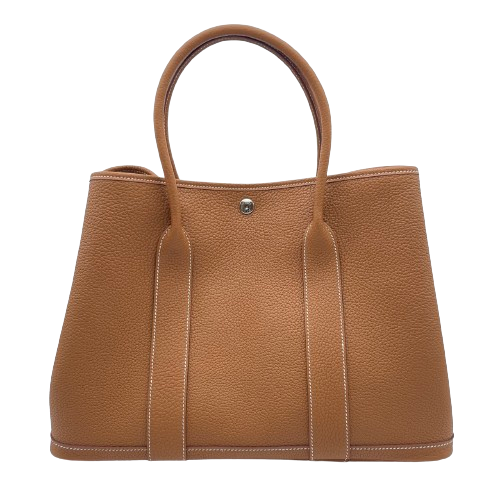 エルメス ガーデンパーティー PM ゴールド ネゴンダ シルバー金具 W刻印