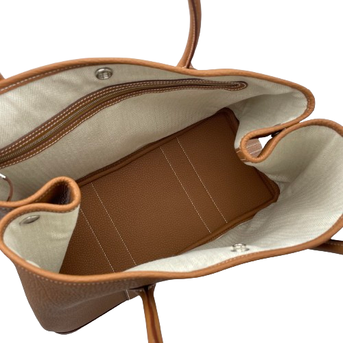 エルメス ガーデンパーティー PM ゴールド ネゴンダ シルバー金具 W刻印