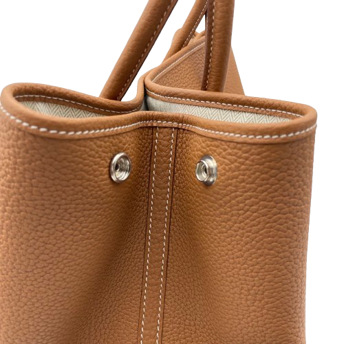 エルメス ガーデンパーティー PM ゴールド ネゴンダ シルバー金具 W刻印