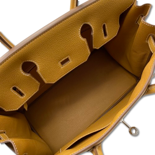 エルメス バーキン 30 ナチュラルサブレ トゴ シルバー金具 W刻印