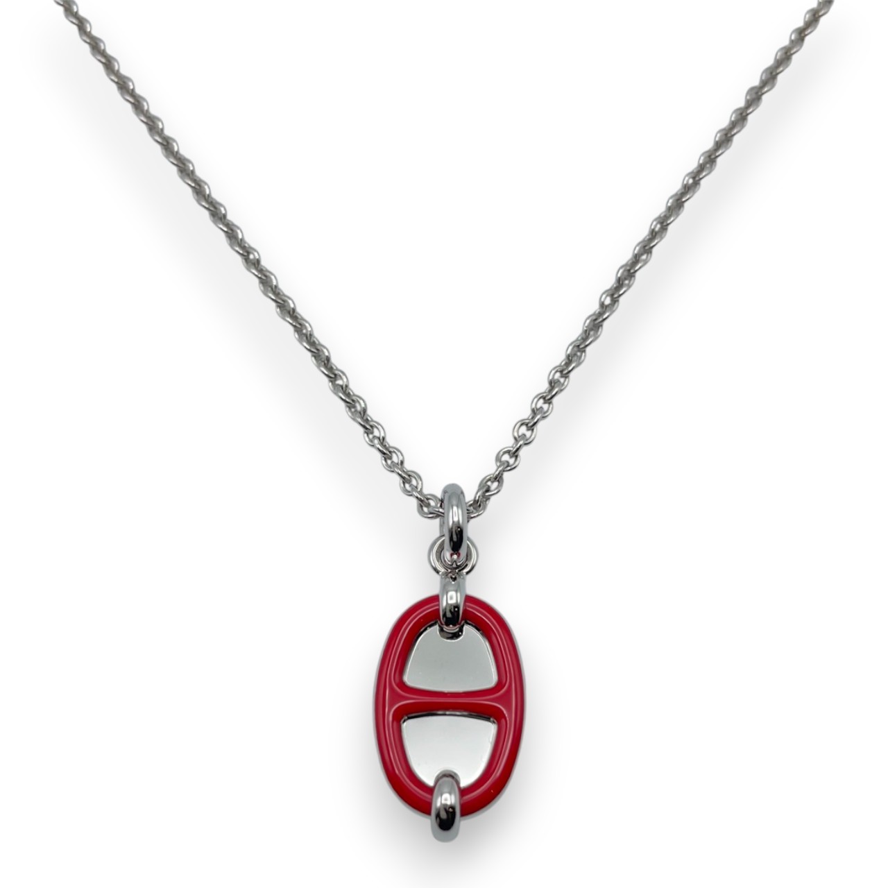 【定価以下】エルメス ミニ・マイヨン ペンダント PM H100053FP12 ルージュヴィフ