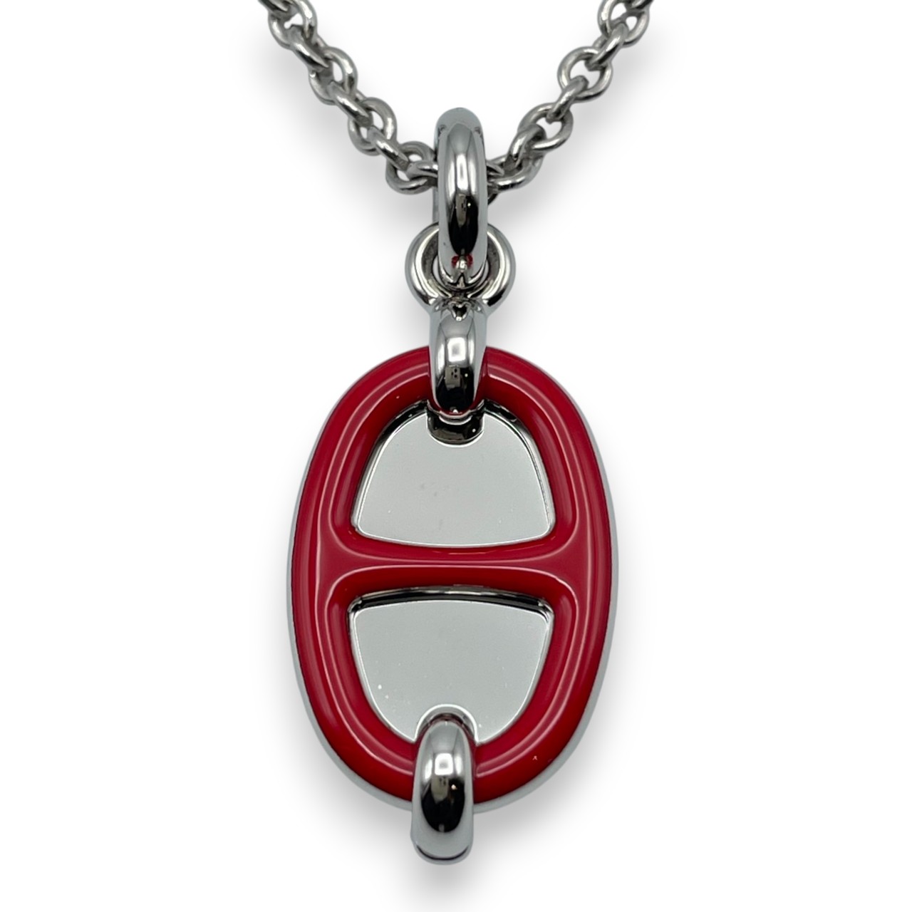 【定価以下】エルメス ミニ・マイヨン ペンダント PM H100053FP12 ルージュヴィフ