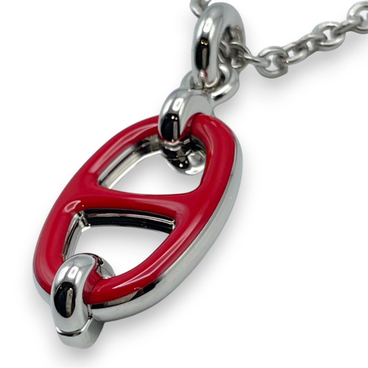 【定価以下】エルメス ミニ・マイヨン ペンダント PM H100053FP12 ルージュヴィフ