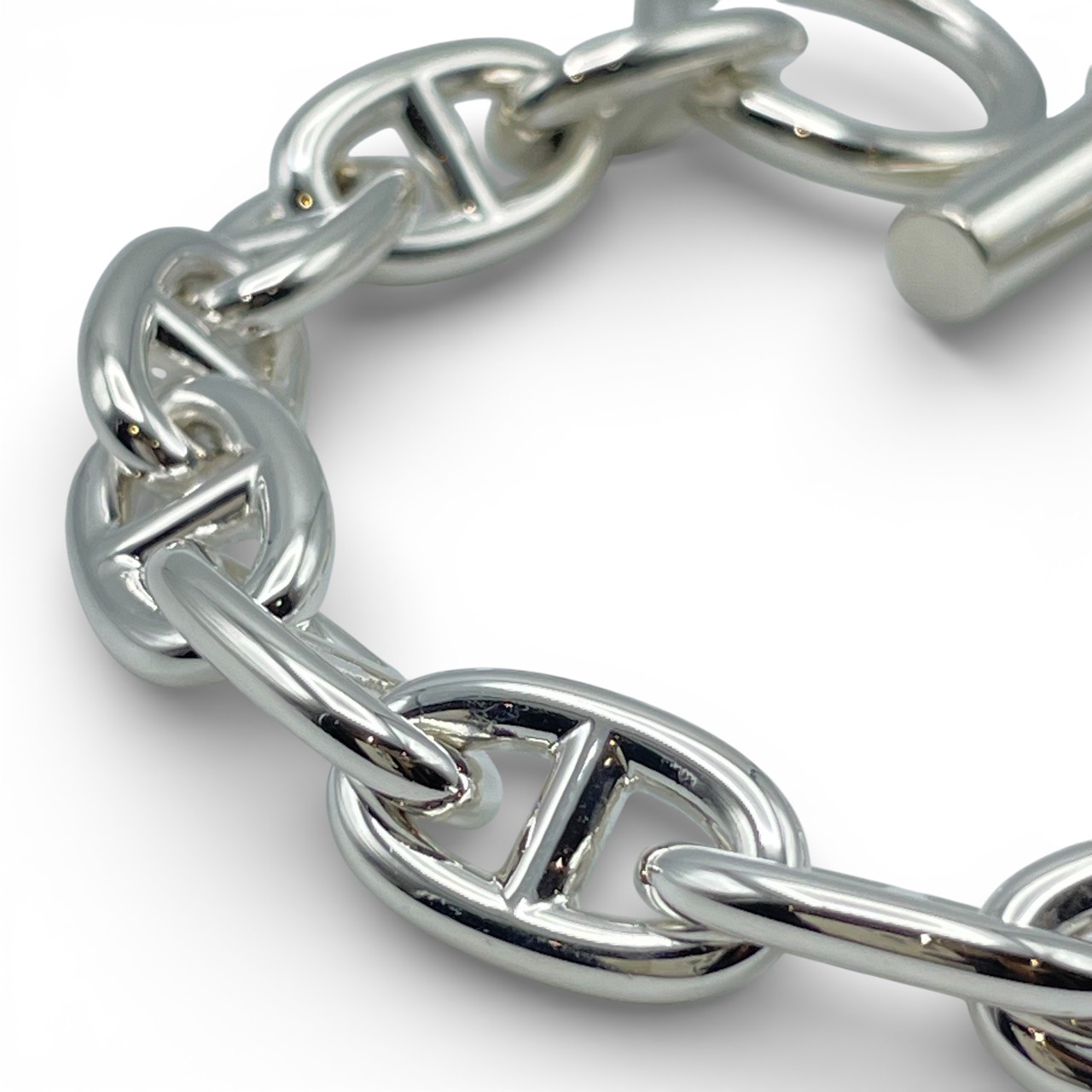 エルメス シェーヌ・ダンクル ブレスレット エルメス シェーヌ・ダンクル ブレスレット MM シルバー925 15コマ