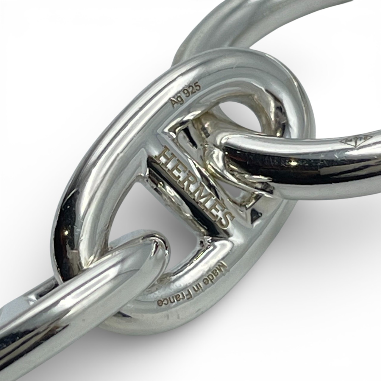 エルメス シェーヌ・ダンクル ブレスレット MM シルバー925 15コマ