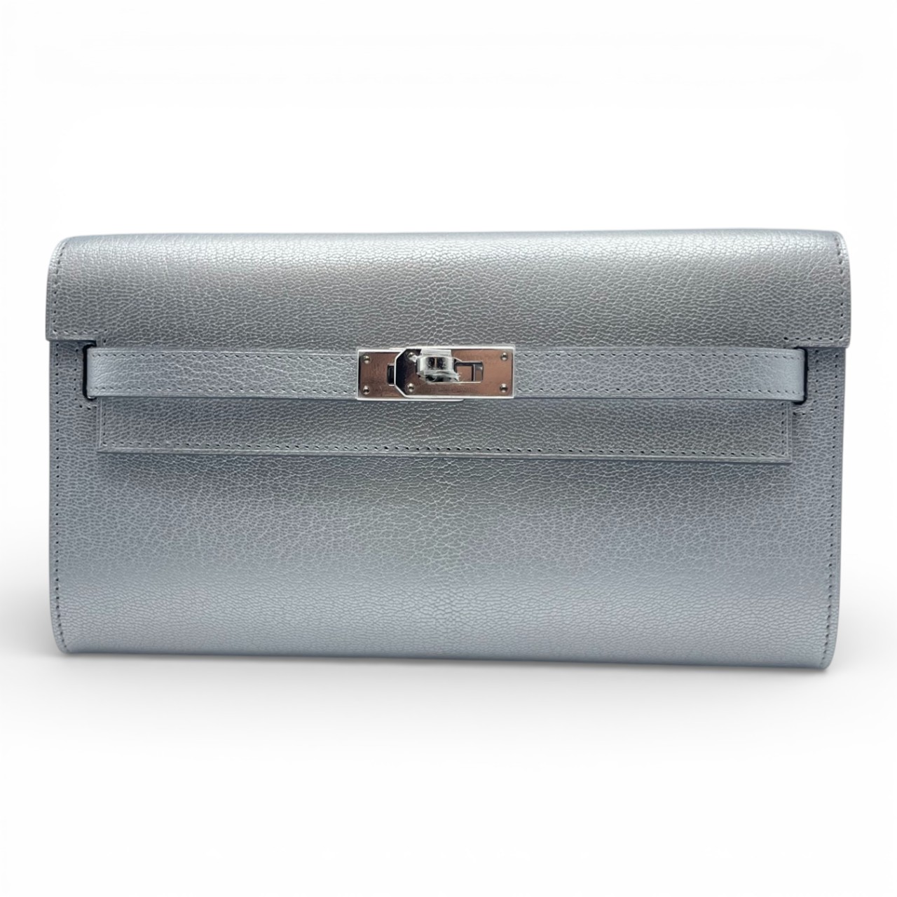 エルメス ケリートゥーゴー アルジャン シェーブルシャムキラ シルバー