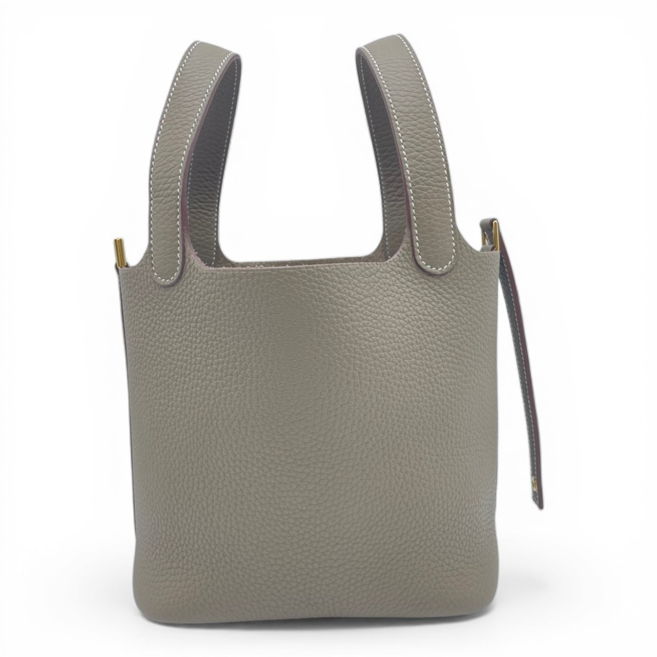 エルメス ピコタンロック PM エトゥープ トリヨンクレマンス ゴールド金具 K刻印