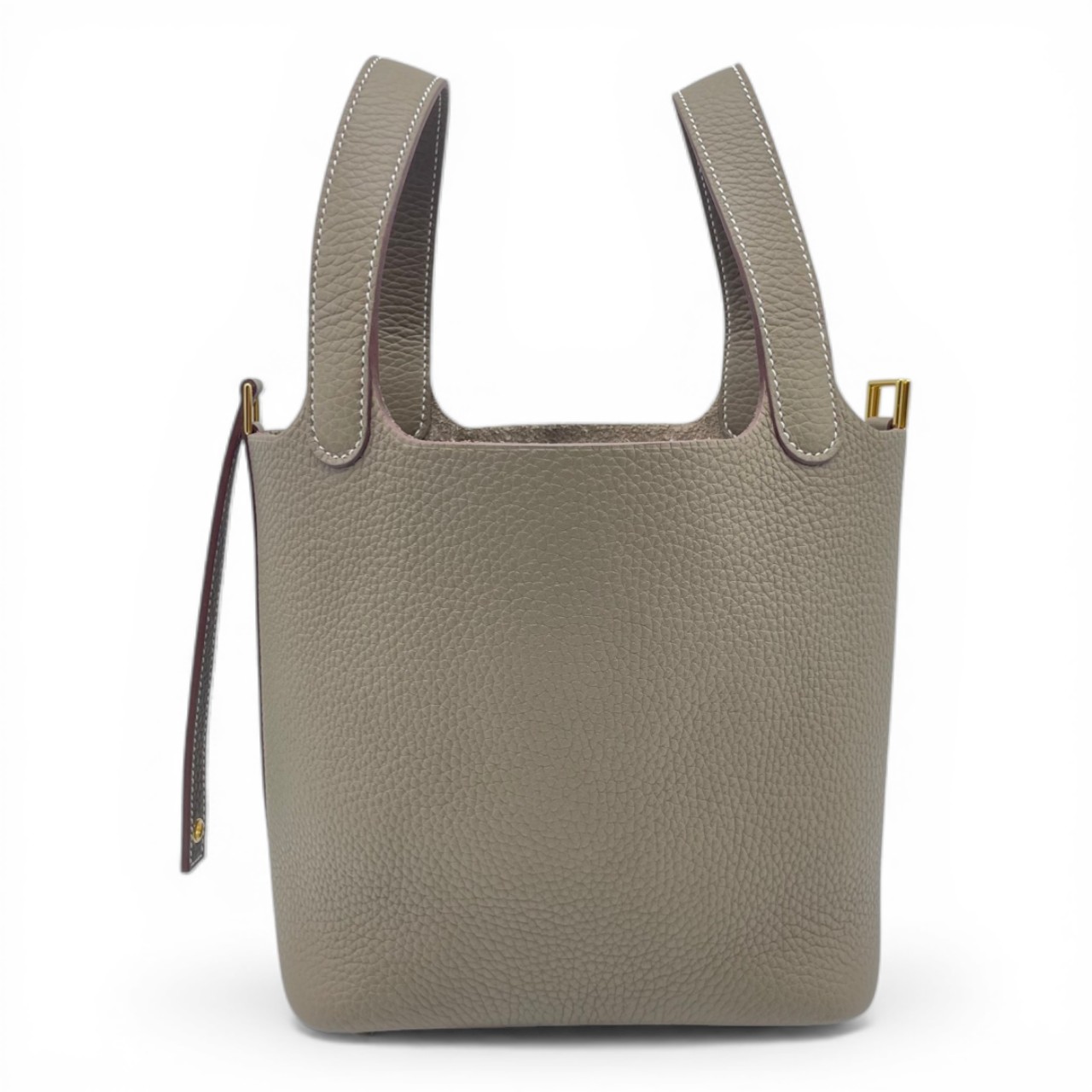 エルメス ピコタンロック PM エトゥープ トリヨンクレマンス ゴールド金具 K刻印