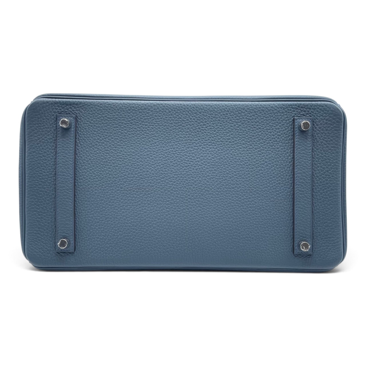 エルメス バーキン 35 ブルータンペット トゴ シルバー金具 G刻印