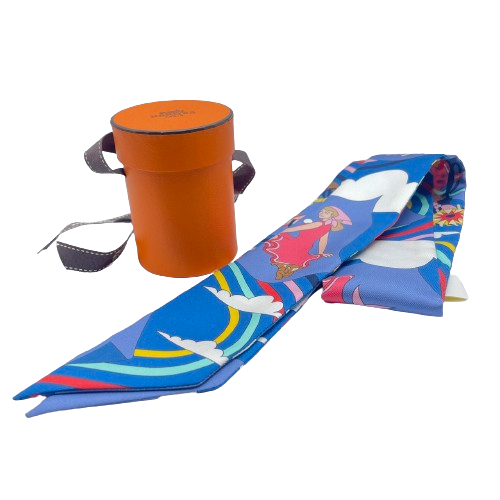 エルメス ツイリー Carres Volants シルクツイル