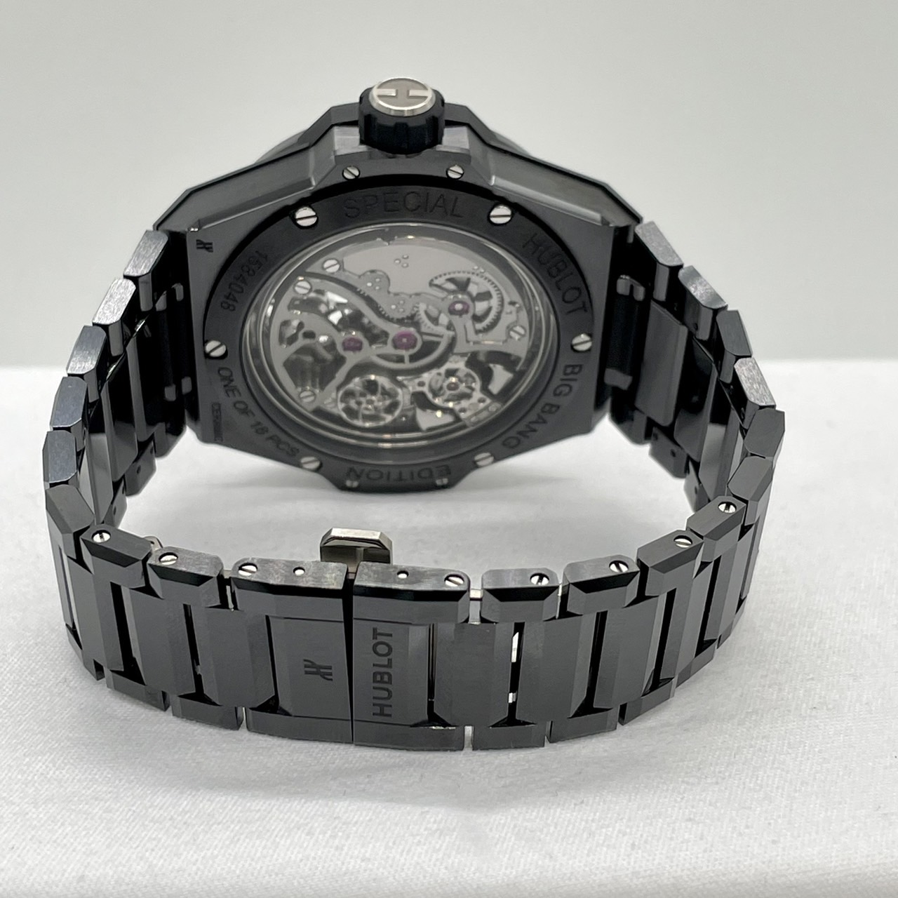 ウブロ ビッグ・バン インテグレーテッド カテドラル 458.CX.1170.CX.YOS ミニッツリピーター トゥールビヨン ブラックセラミック 43mm